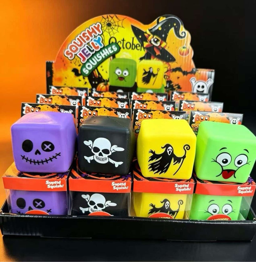 Halloween Flour Squishy Cube