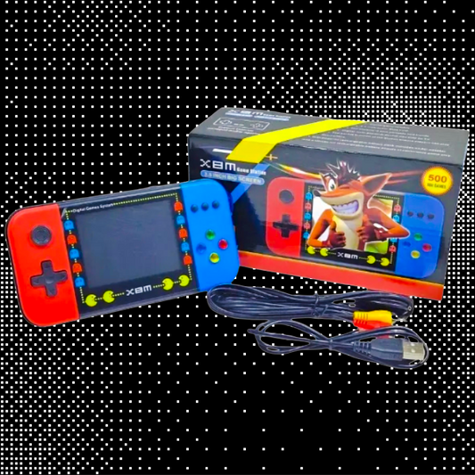 X8M Handheld Game Console, 3.5-Inch Screen with 500 Built-In Games